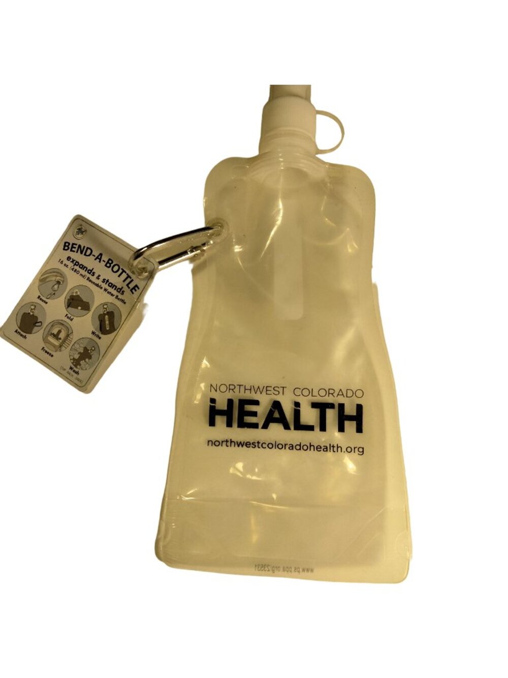 Bend a Bottle Reusable Water Canteen Expands Stands 16 oz NW Colorado Health